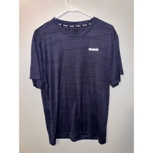 Reebok Men's Navy Blue T-Shirt